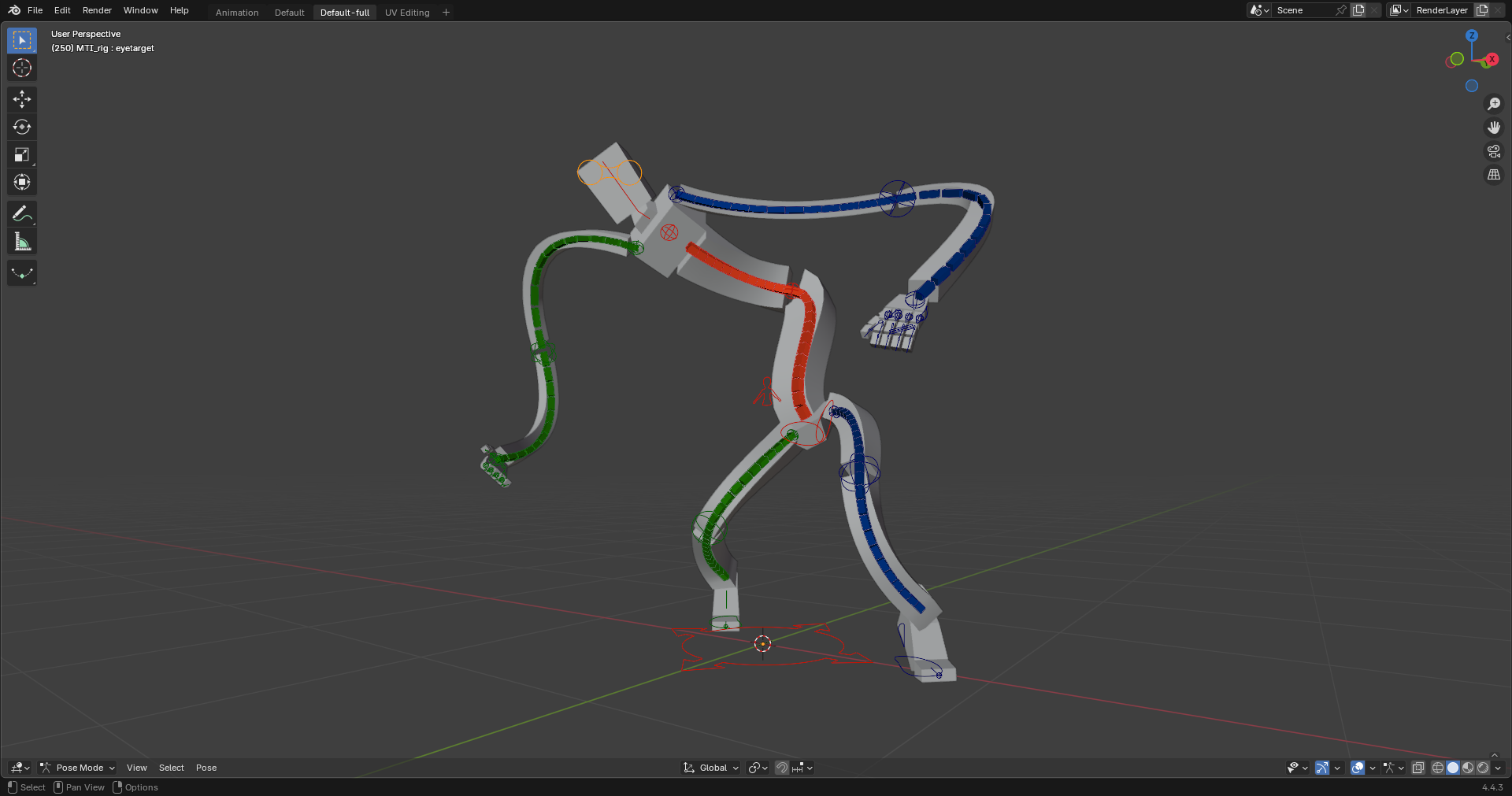 MTI Blockman Animation Rig